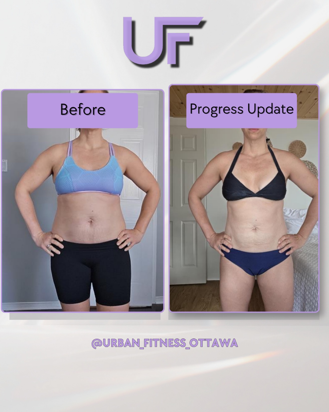 Client progress photo