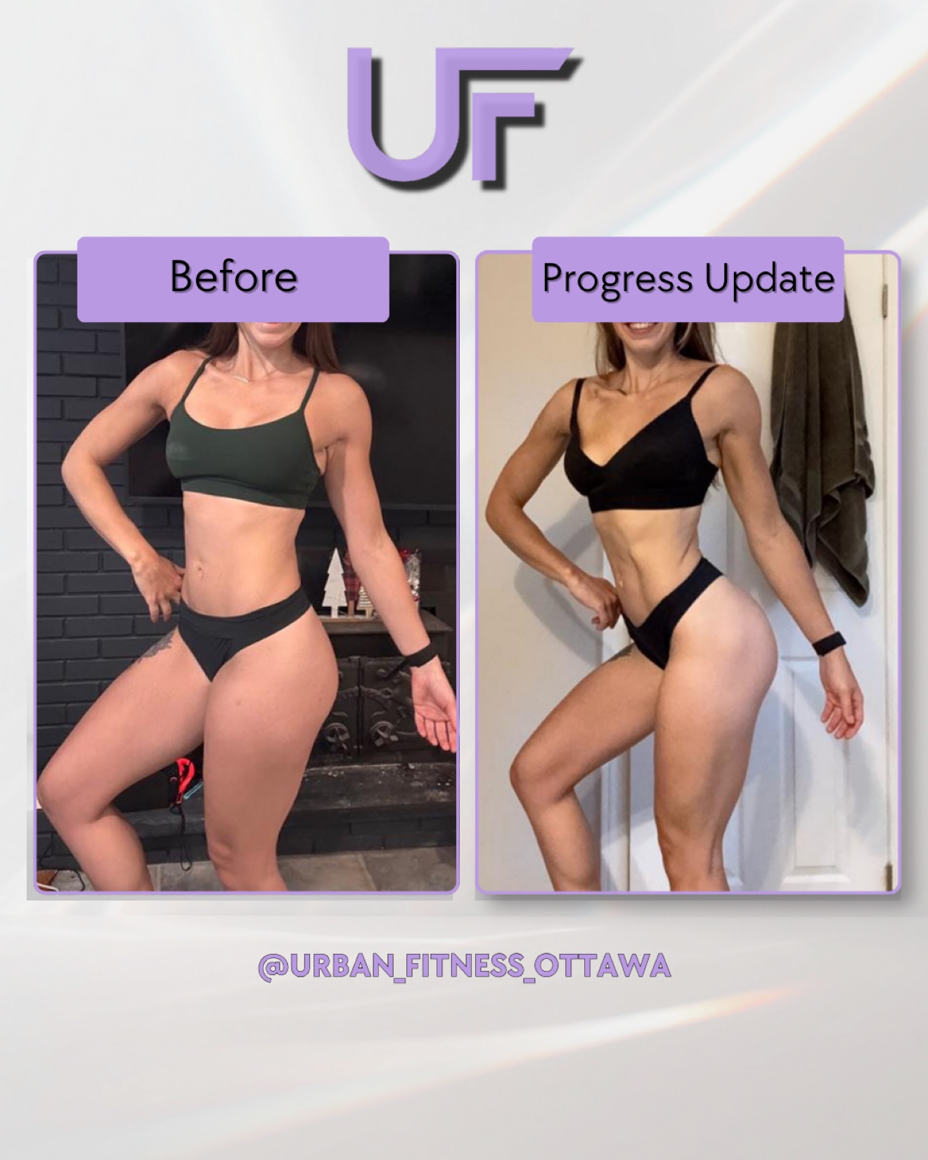 Client progress photo