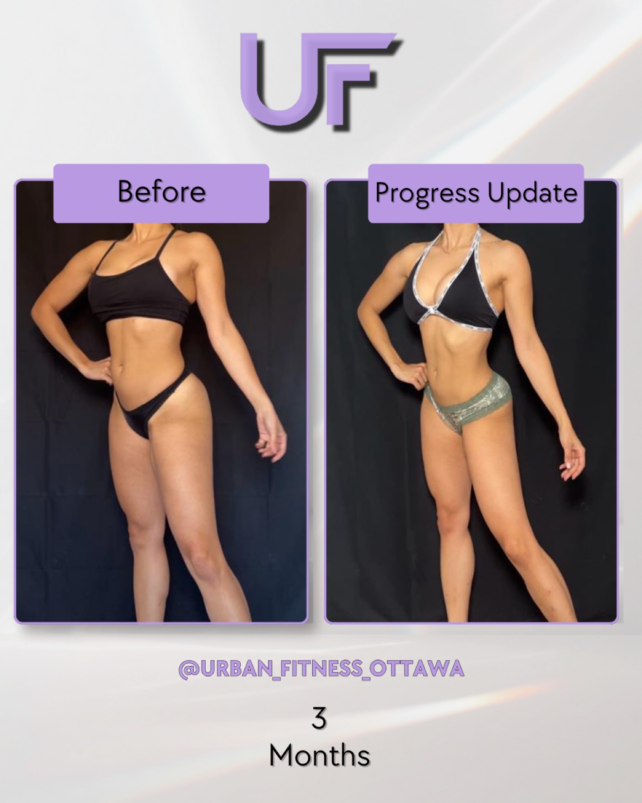 Client progress photo